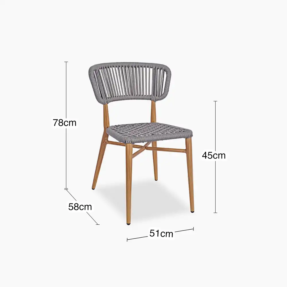 Galdwell Dining Chair | Grey & Oak