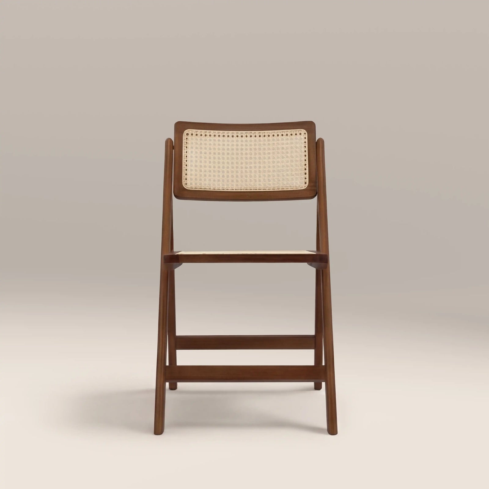 Elynn Folding Wooden Dining Chair | Walnut