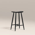 Hatton Wooden Kitchen Stool | Black