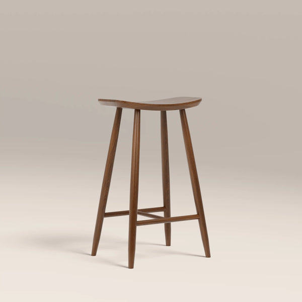 Hatton Wooden Kitchen Stool, Walnut Cult Furniture – Cult Furniture