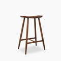 Hatton Wooden Bar Stool | Walnut