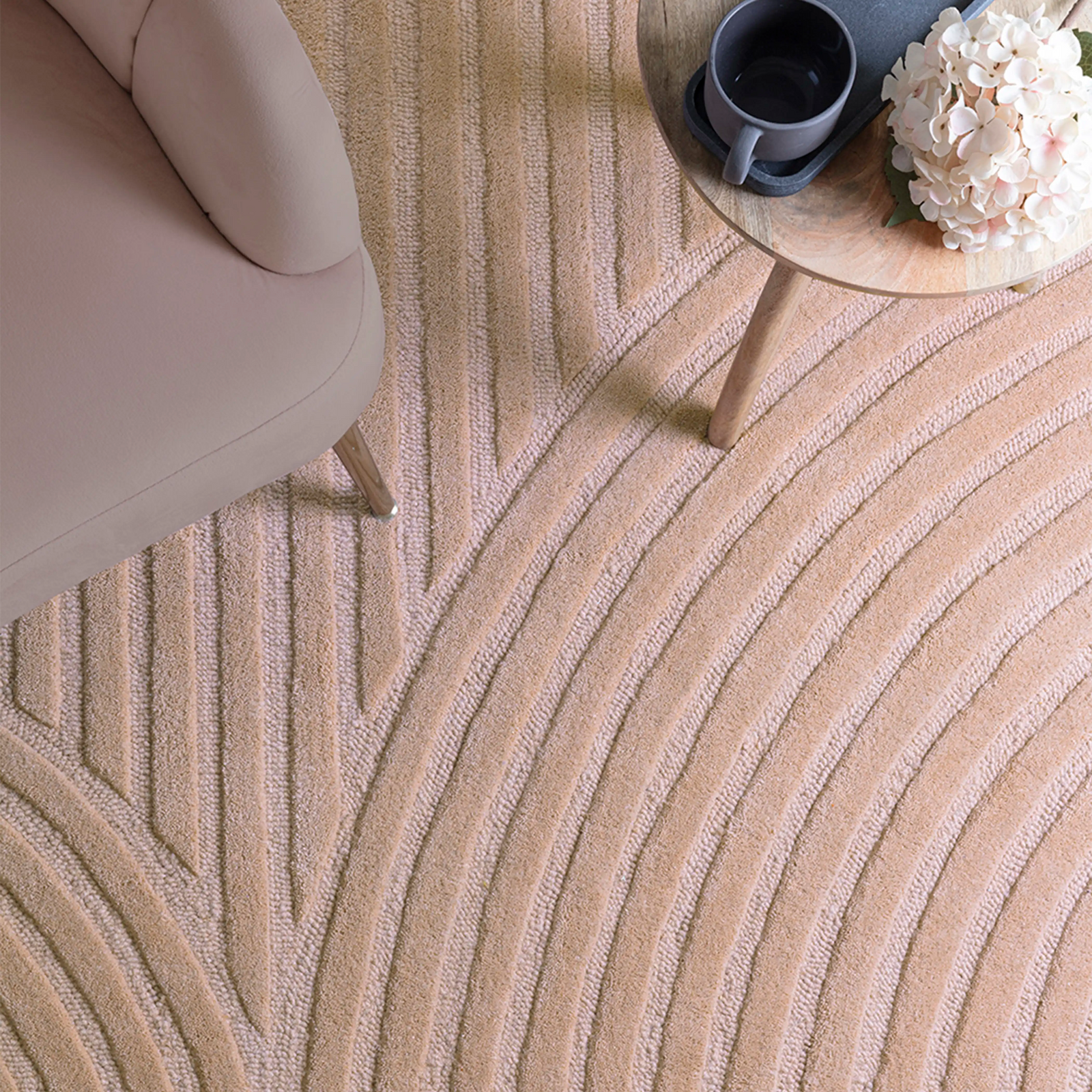 Lowen Hand Tufted Rug | Pink