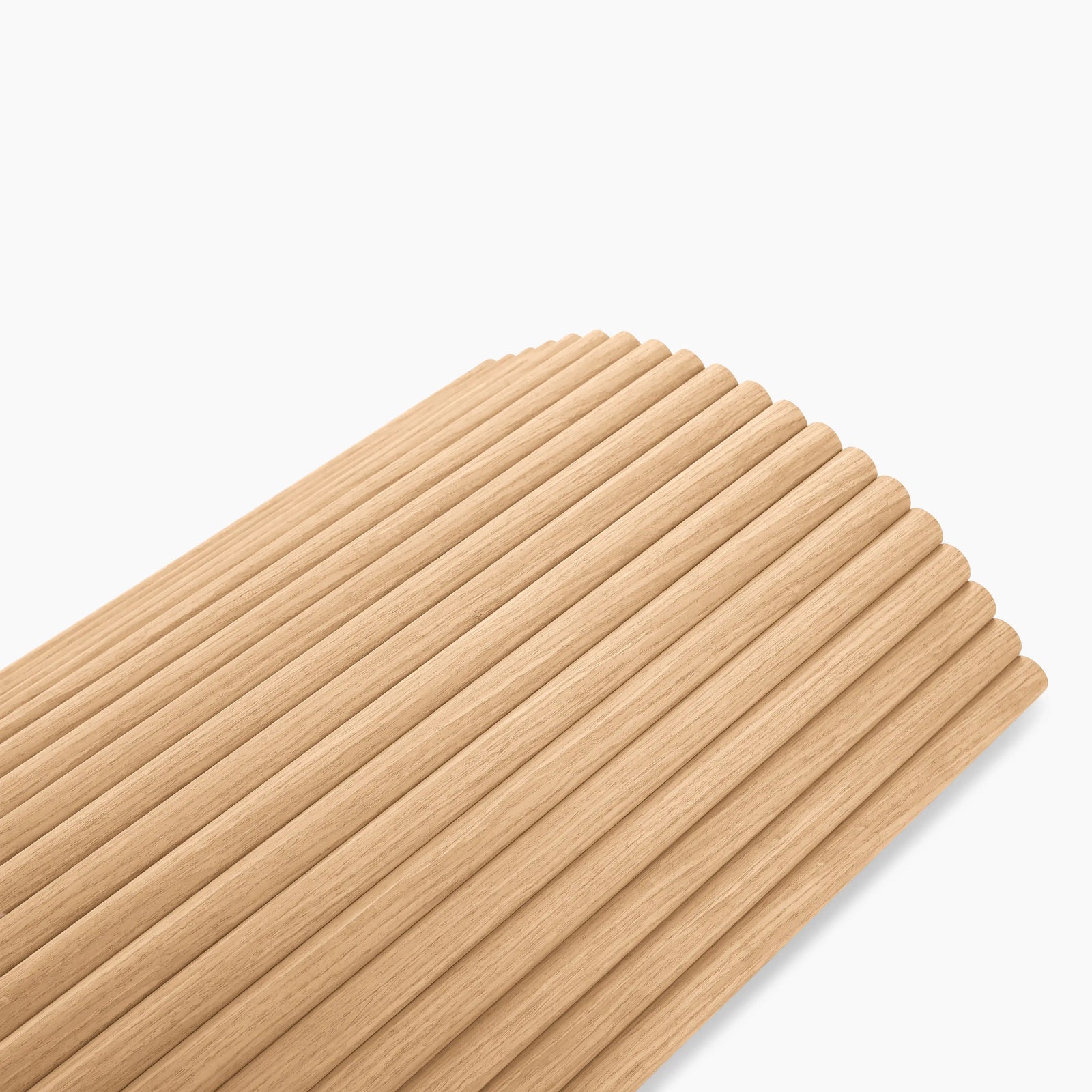 PLAANKED 3cm Flexible Ribbed Wall Panel | Oak