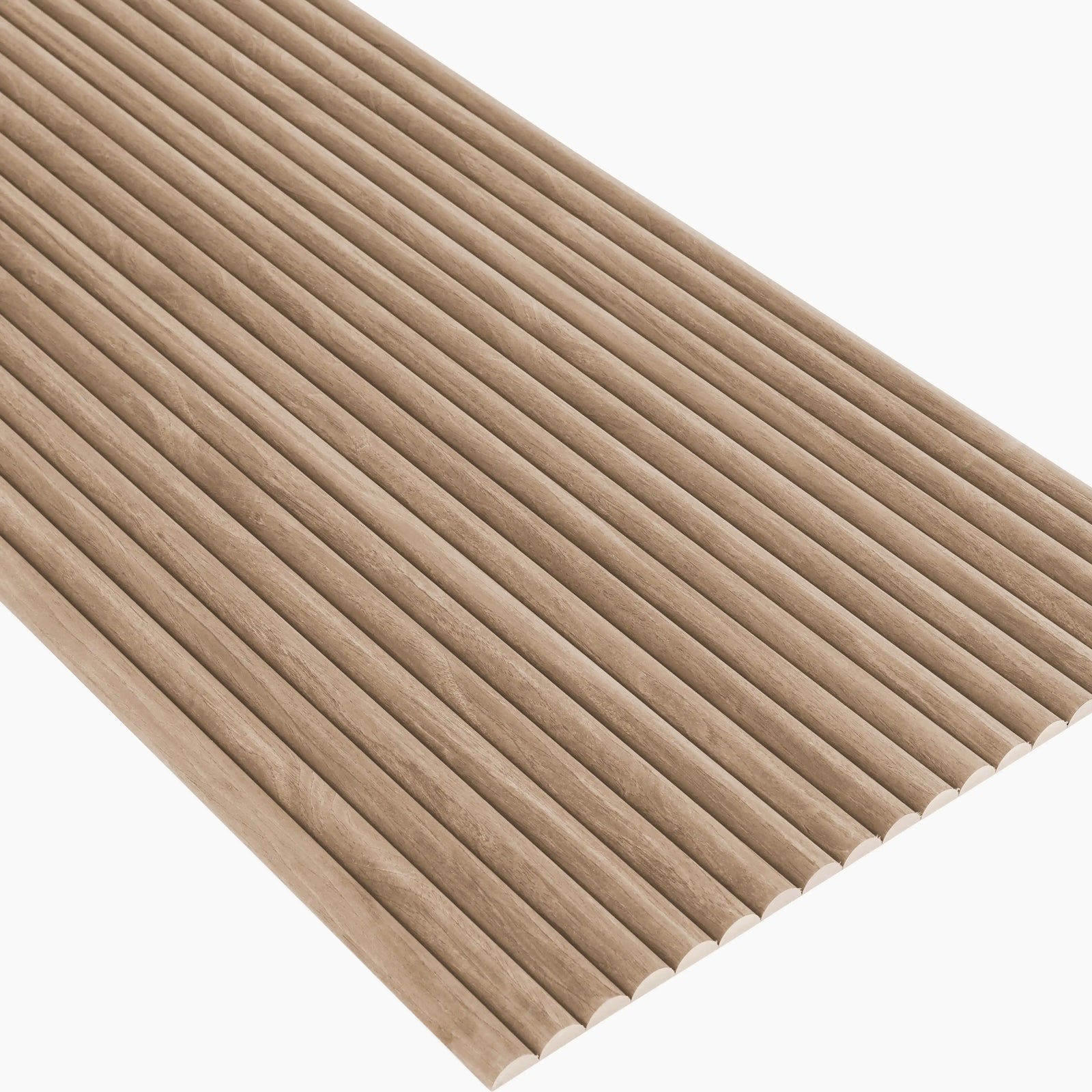 PLAANKED 3cm Flexible Ribbed Wall Panel | Silver Oak