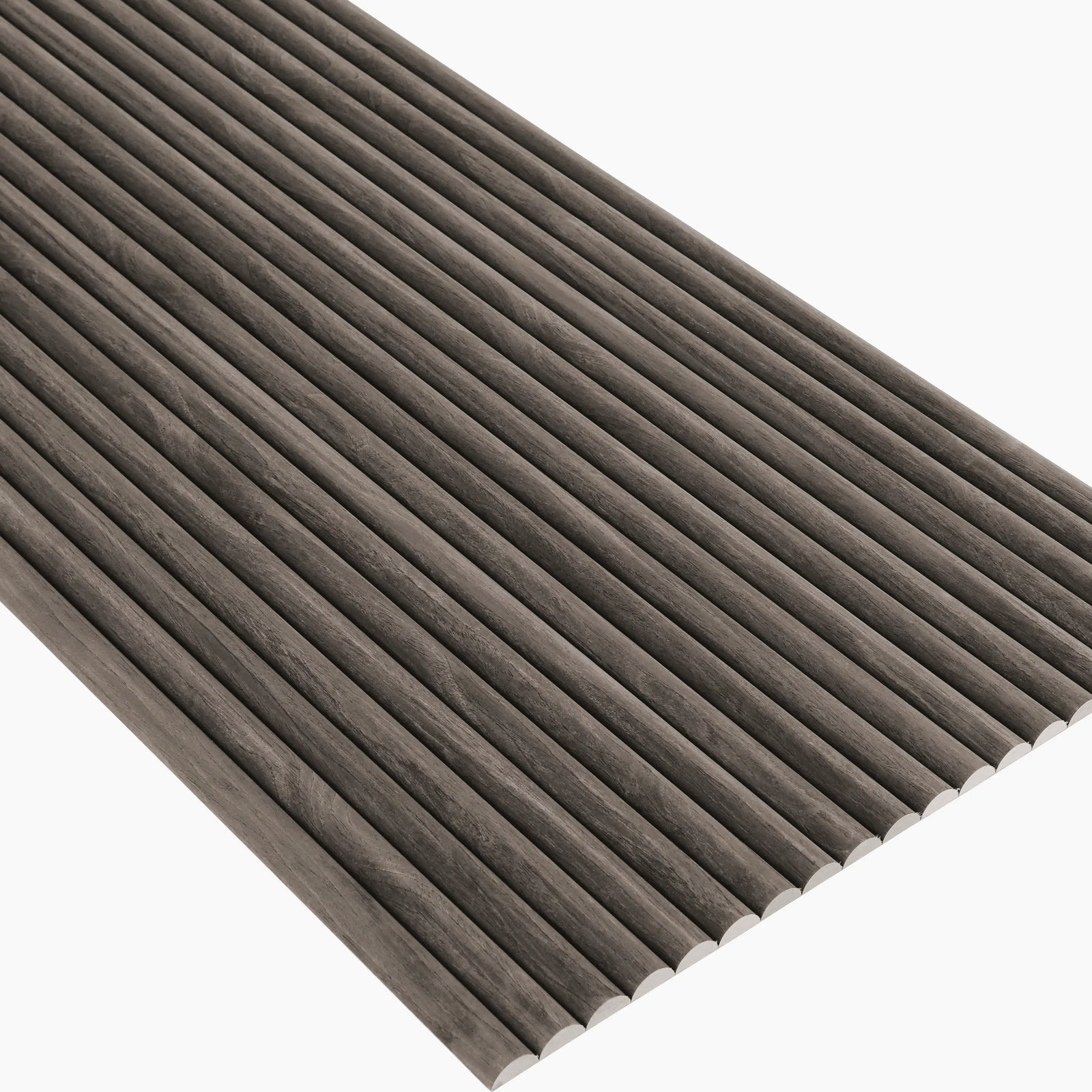 PLAANKED 3cm Flexible Ribbed Wall Panel  | Smoked Black