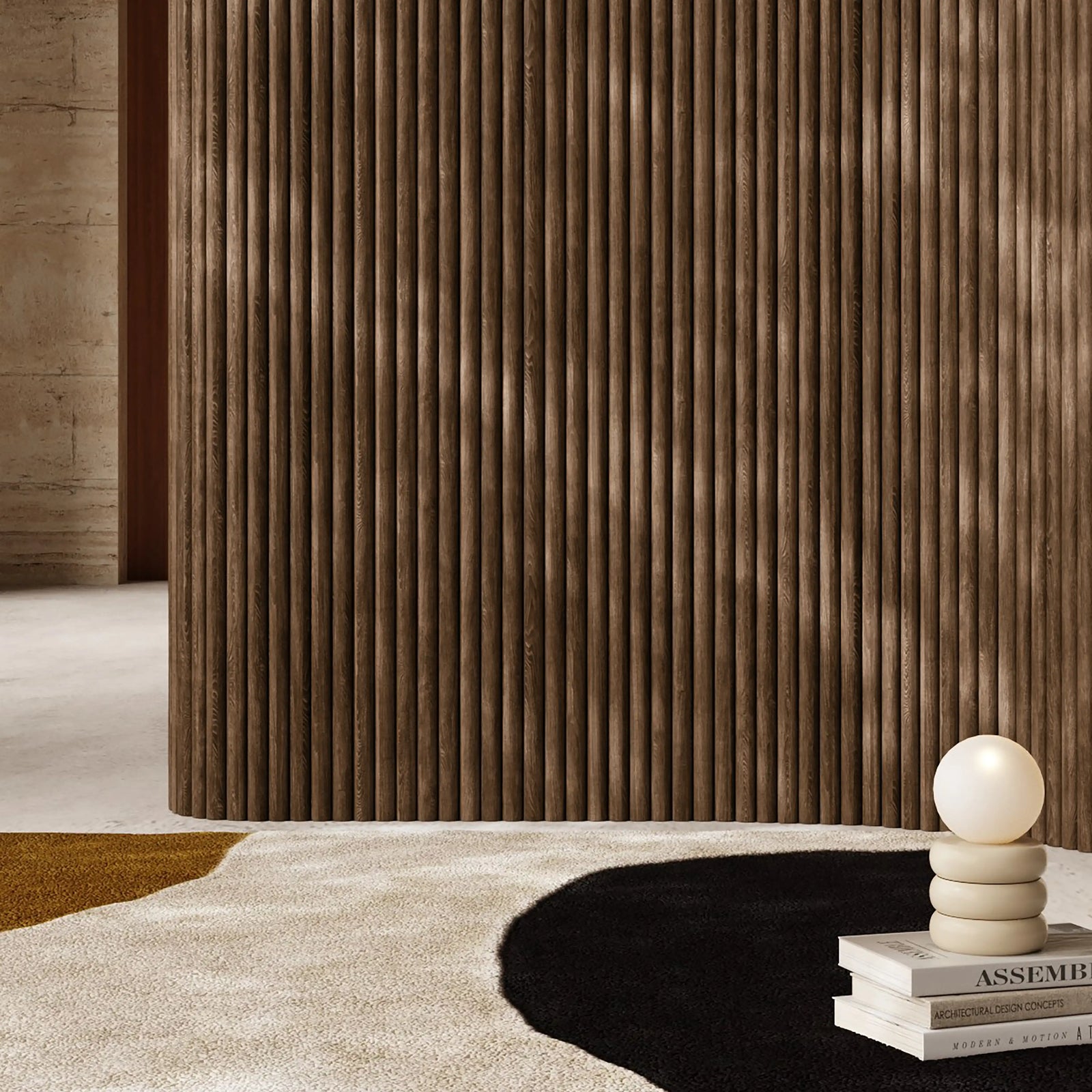 PLAANKED Flexible Wood Wall Panel | Walnut