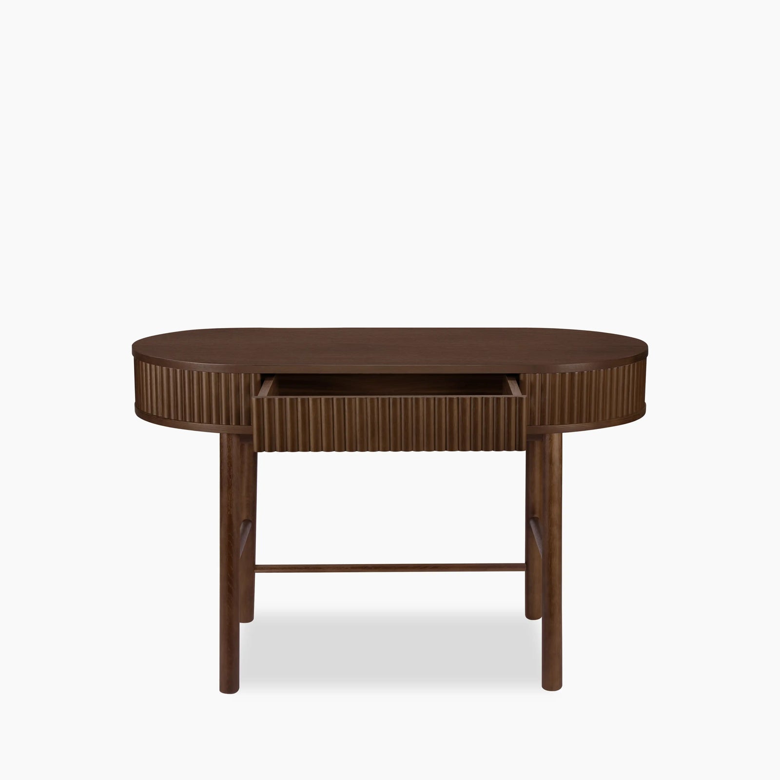 Santana Wooden Desk | Smoked Walnut