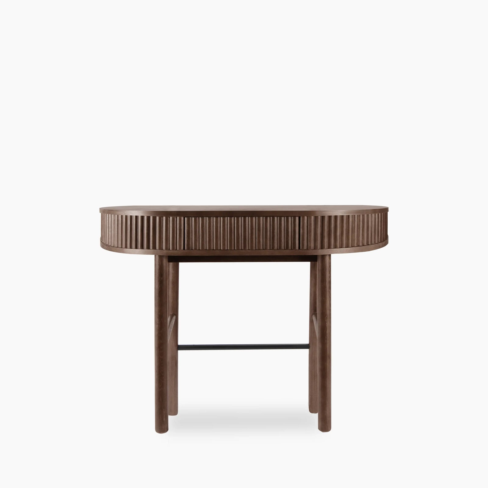 Santana Wooden Desk | Smoked Walnut
