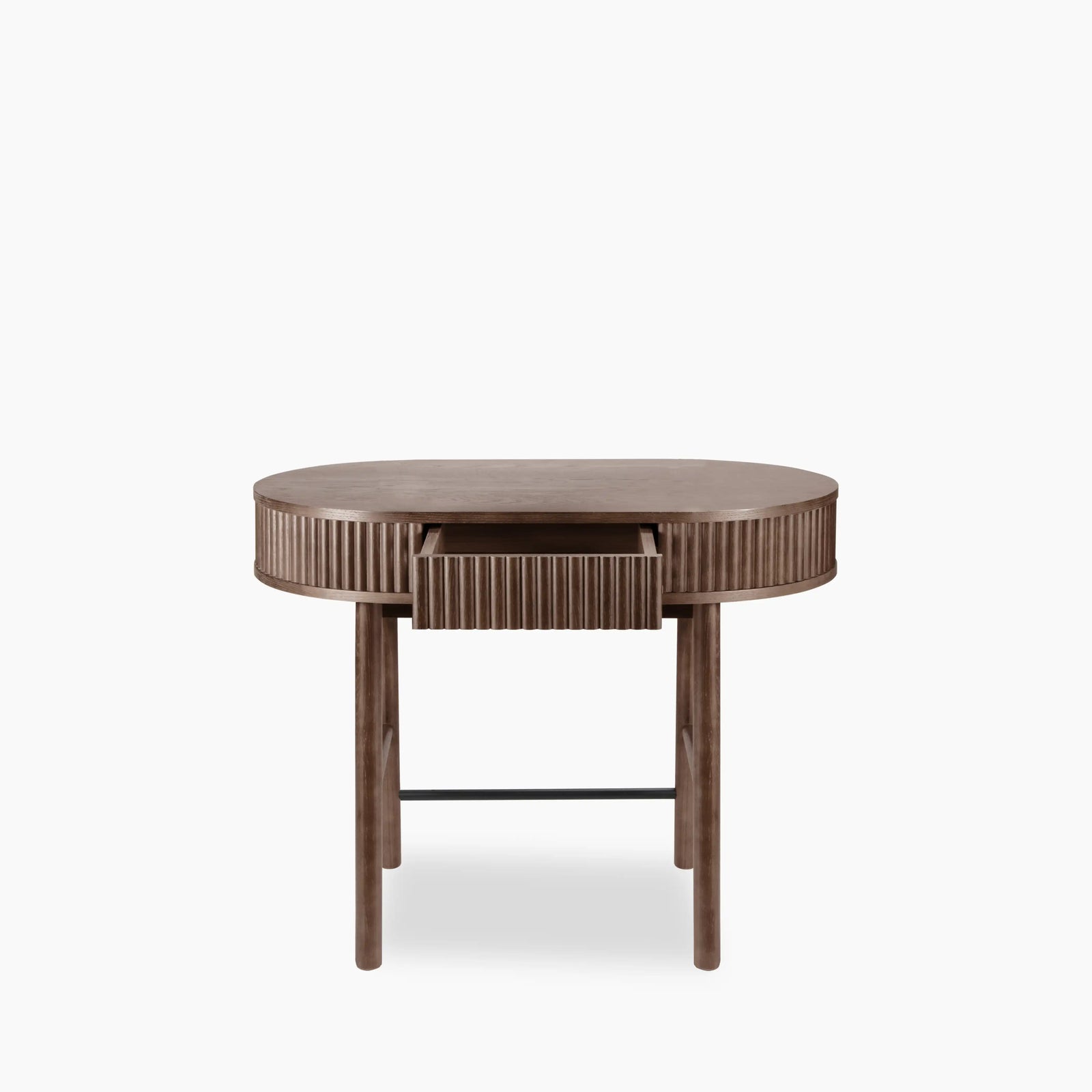 Santana Wooden Desk | Smoked Walnut