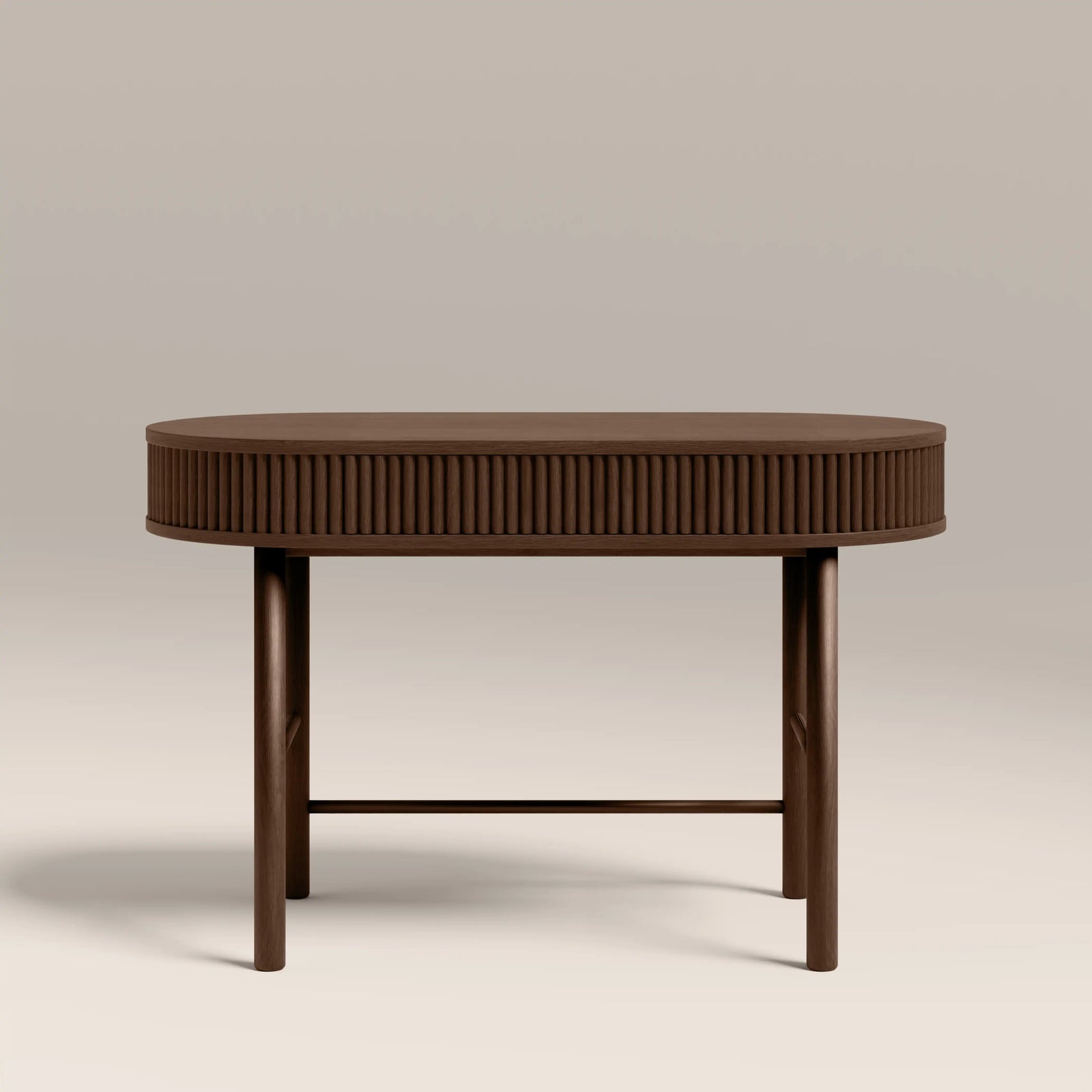 Santana Wooden Desk | Smoked Walnut
