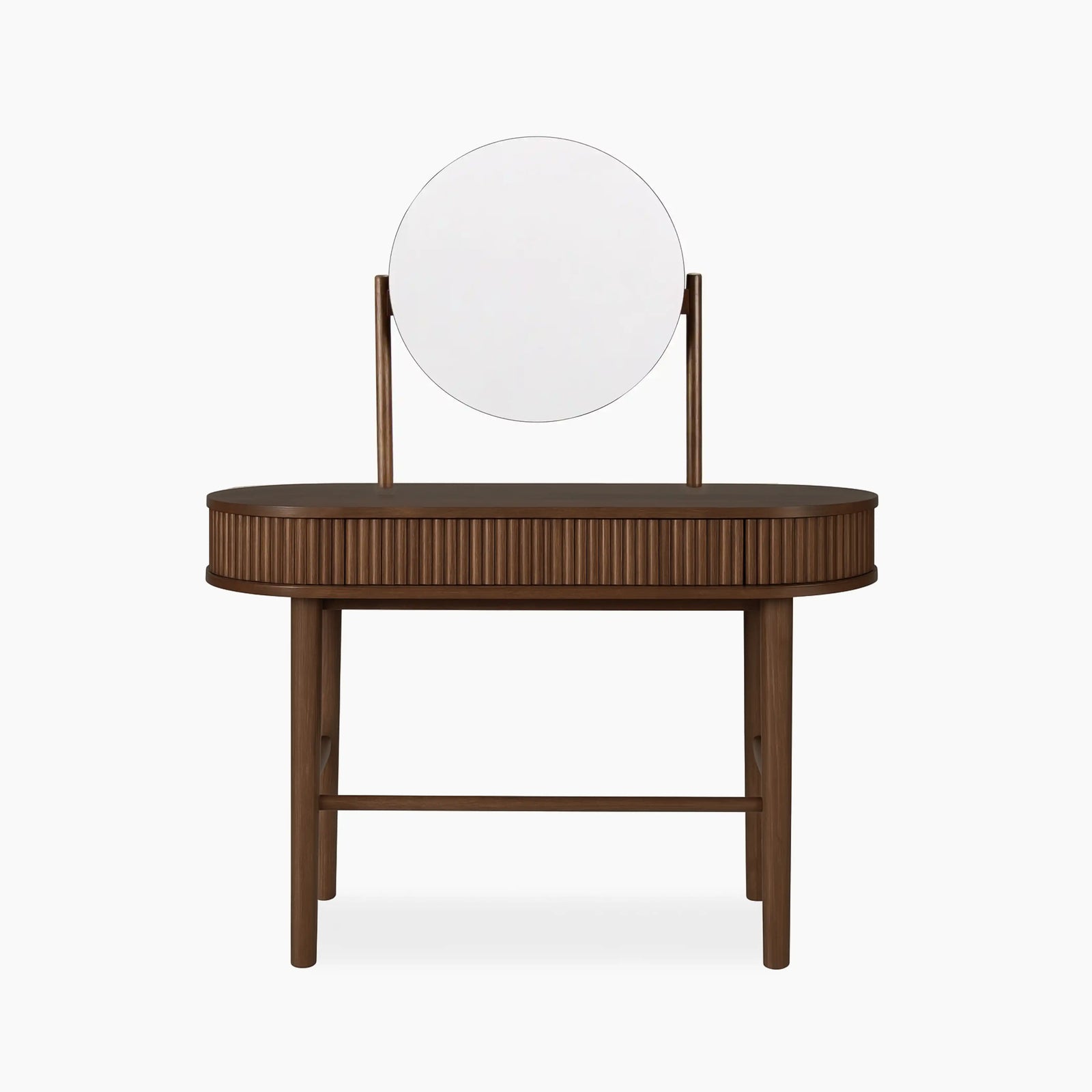 Santana Wooden Dressing Table | Smoked Walnut