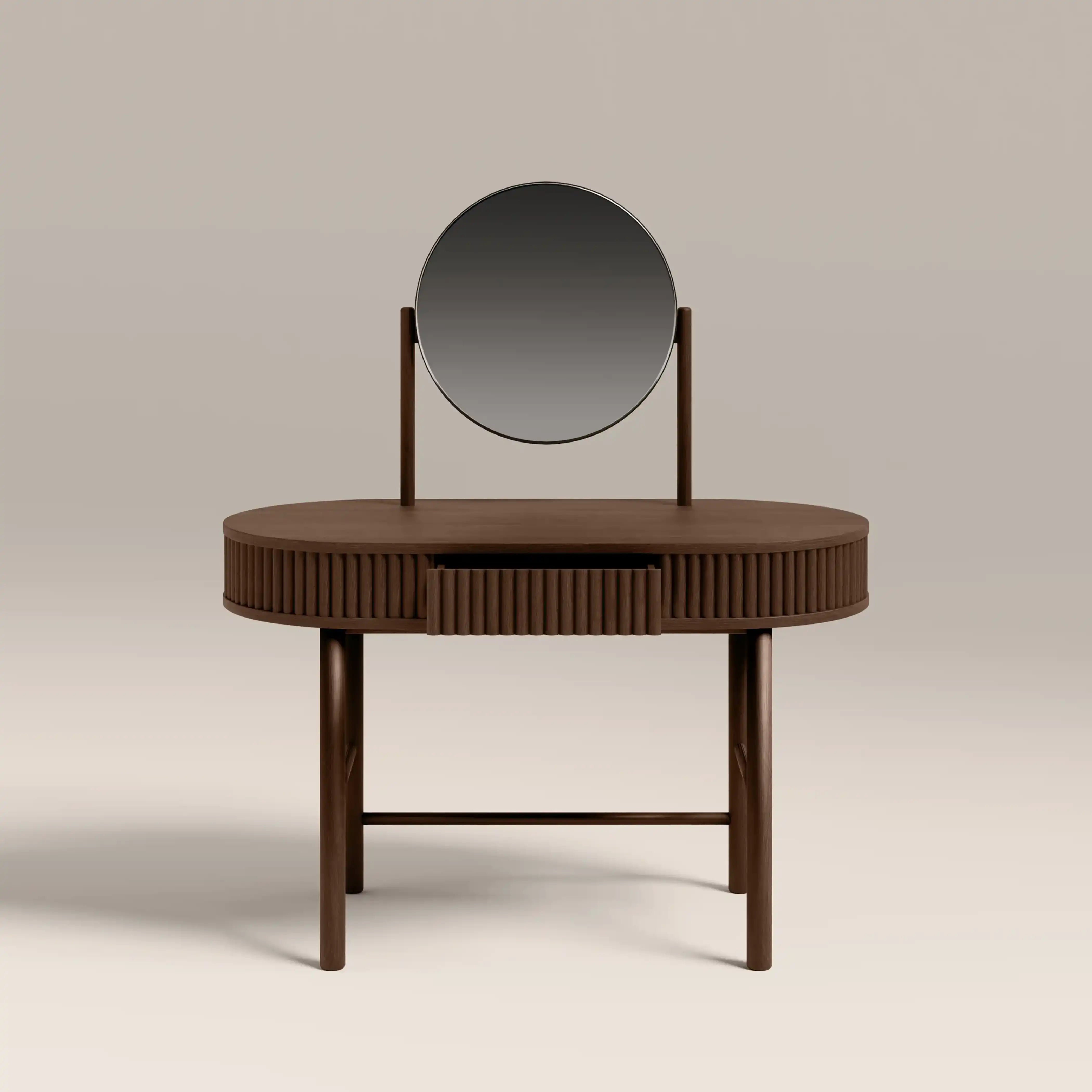 Santana Wooden Dressing Table, Smoked Walnut | Cult Furniture Cult Furniture Santana Wooden Dressing Table, Smoked Walnut | Cult Furniture Cult Furniture