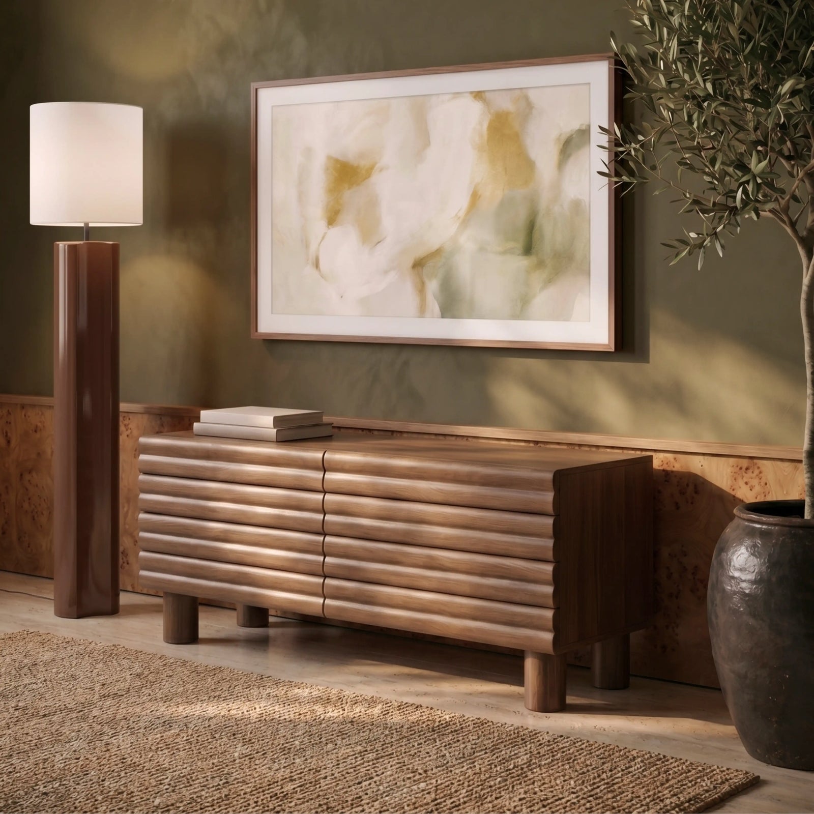 Raphael Wooden TV Stand | Walnut