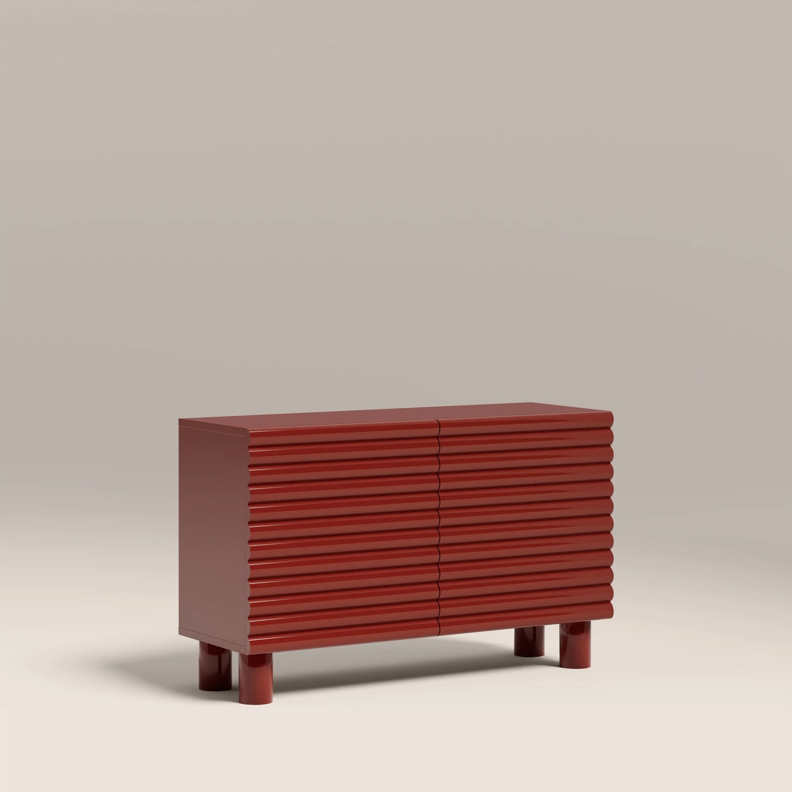Raphael 2 Door Sideboard | High Gloss Burgundy
