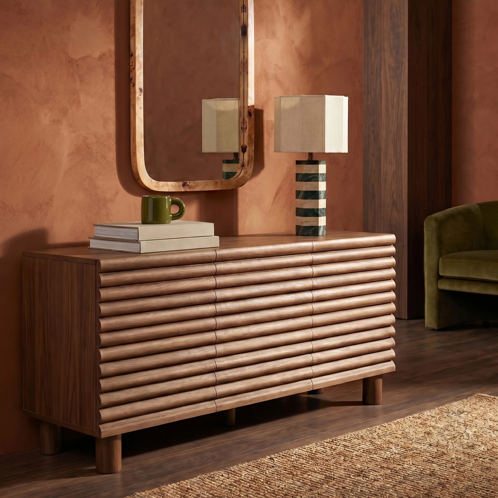 Raphael 3 Door Wooden Sideboard | Walnut