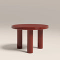 Raphael Round Coffee Table | High Gloss Burgundy