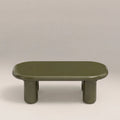 Ludo Rectangle Coffee Table | High Gloss Olive Green