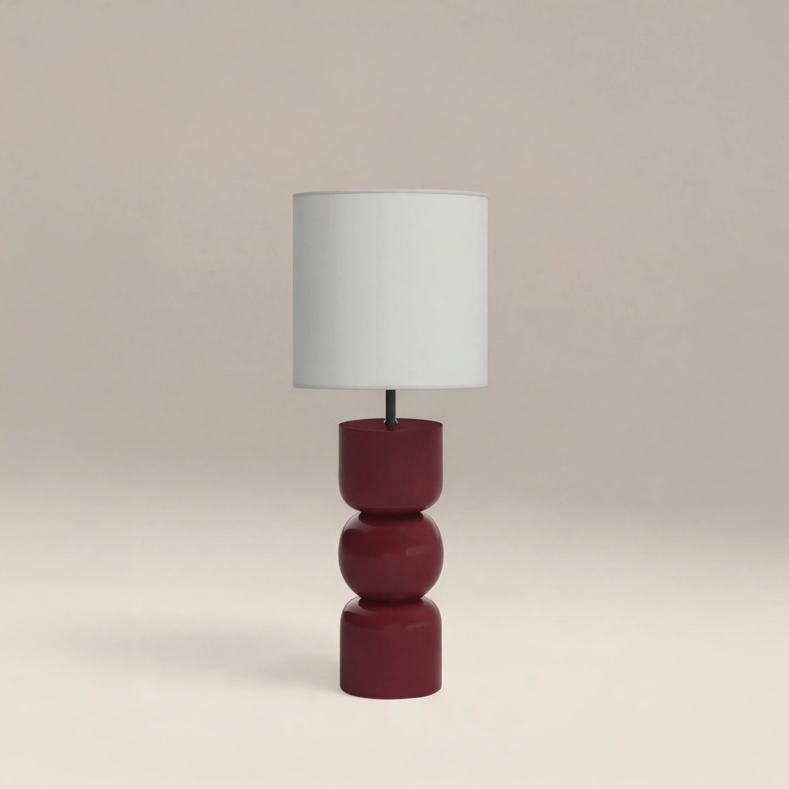 Bella Table Lamp | High Gloss Burgundy