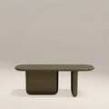 Aliza Rectangle Coffee Table | High Gloss Clay Green