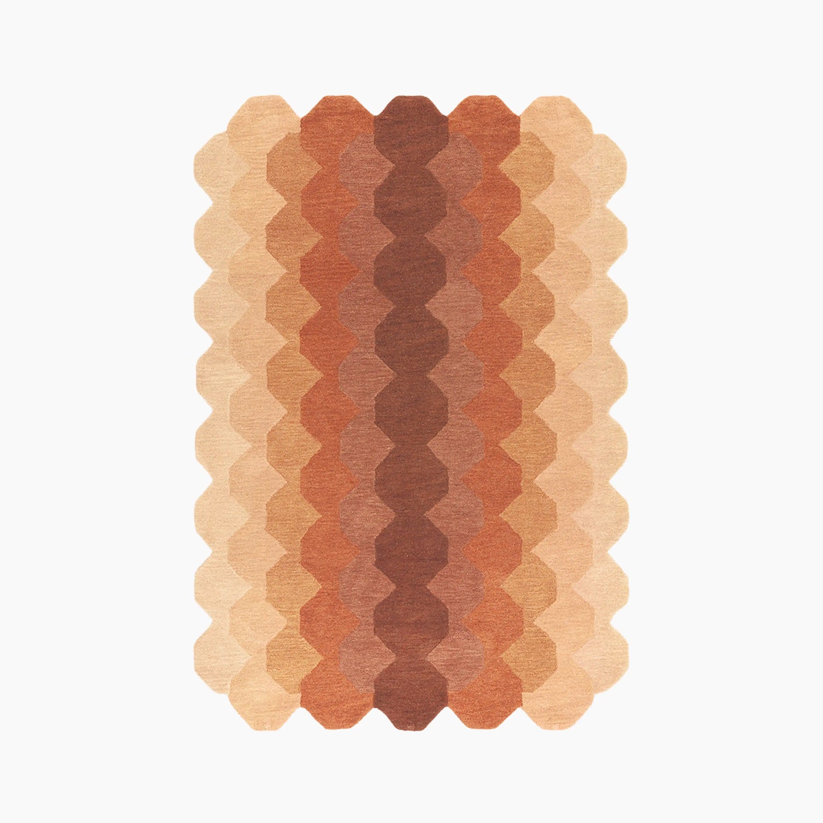 Matrix Hand Tufted Rug | Rust