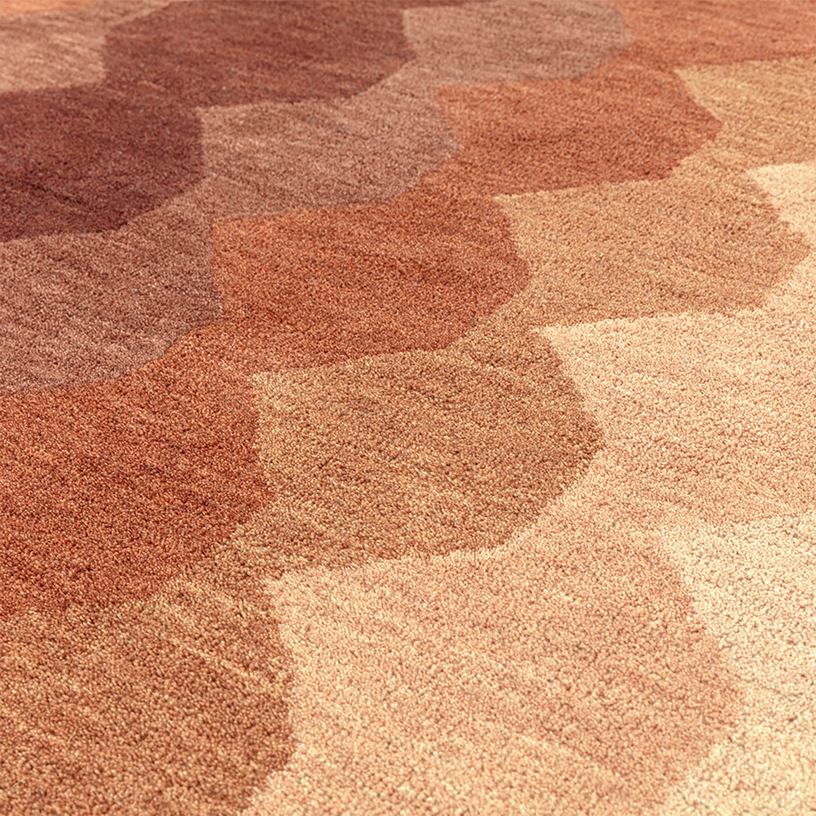 Matrix Hand Tufted Rug | Rust