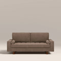 Diego 2 Seater Sofa Bed | Truffle Brown Mohair Sustainable Velvet