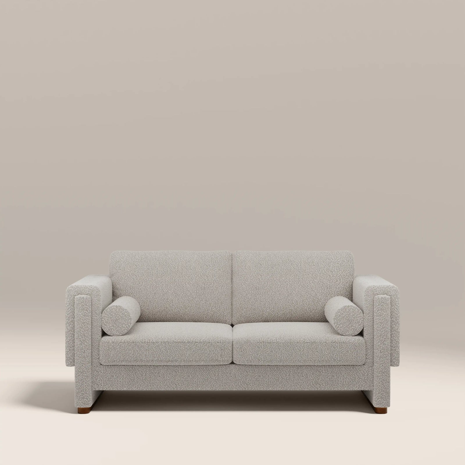 Ava 2 Seater Sofa Bed | Speckled Stone Sustainable Boucle