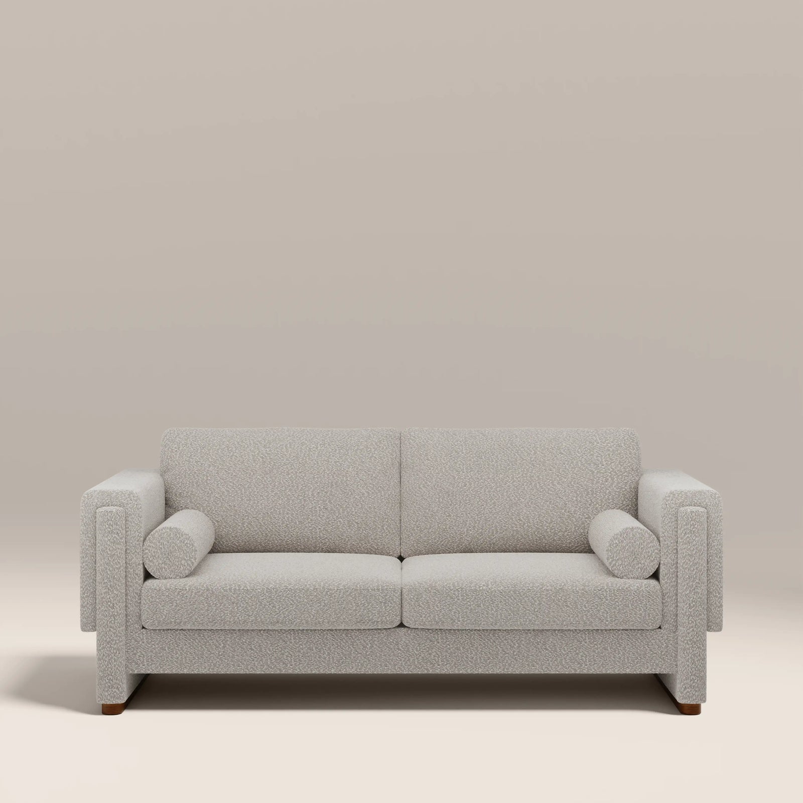 Ava 3 Seater Sofa Bed | Speckled Stone Sustainable Boucle