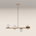 houseof 4 Plate Pendant Light | Brass
