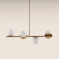 houseof 4 Plate Pendant Light | Brass