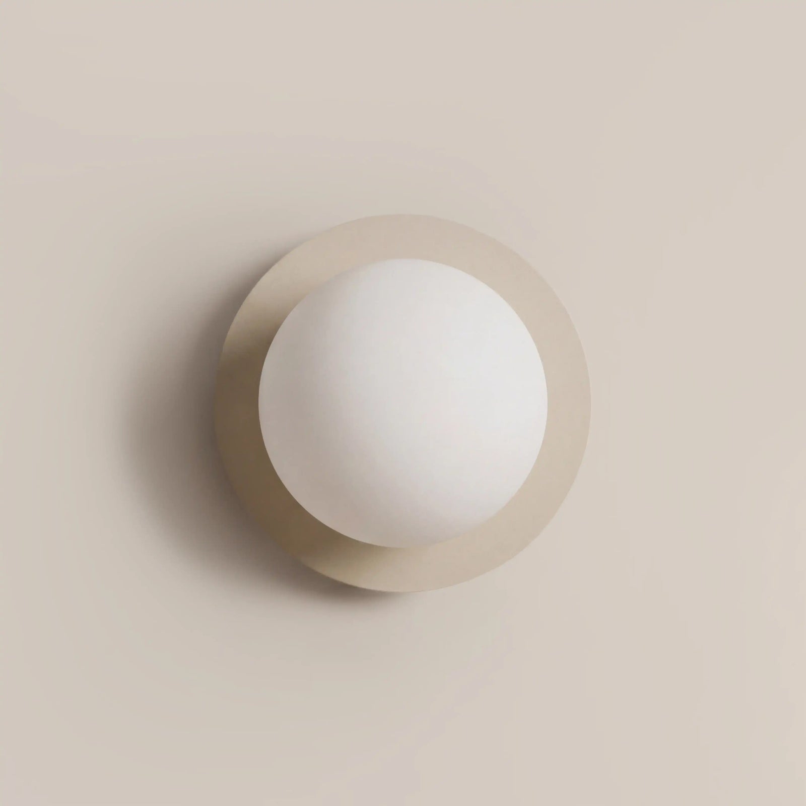 houseof Opal Disk Wall Light | Sand