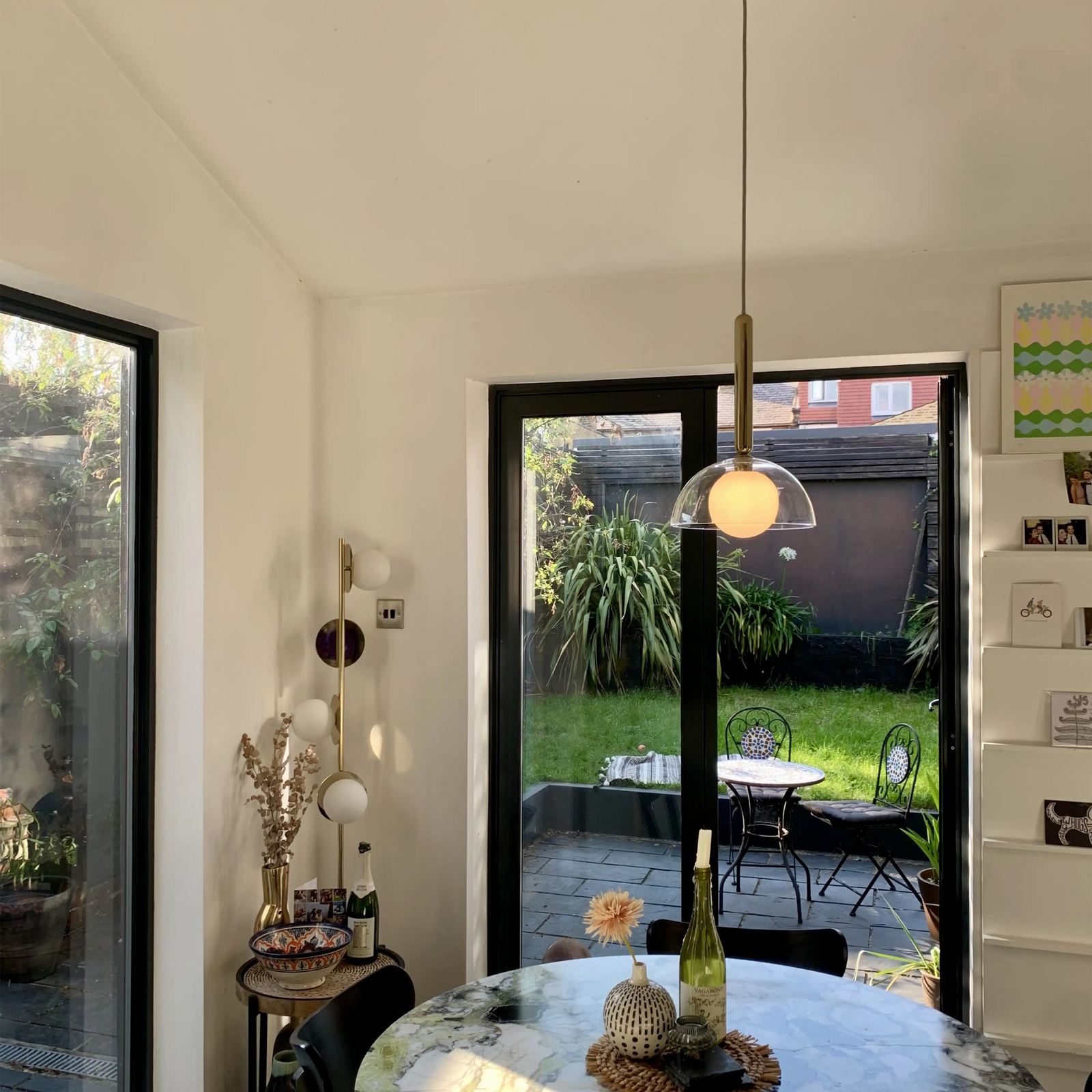 houseof Glass Dome Ceiling Light | Brass