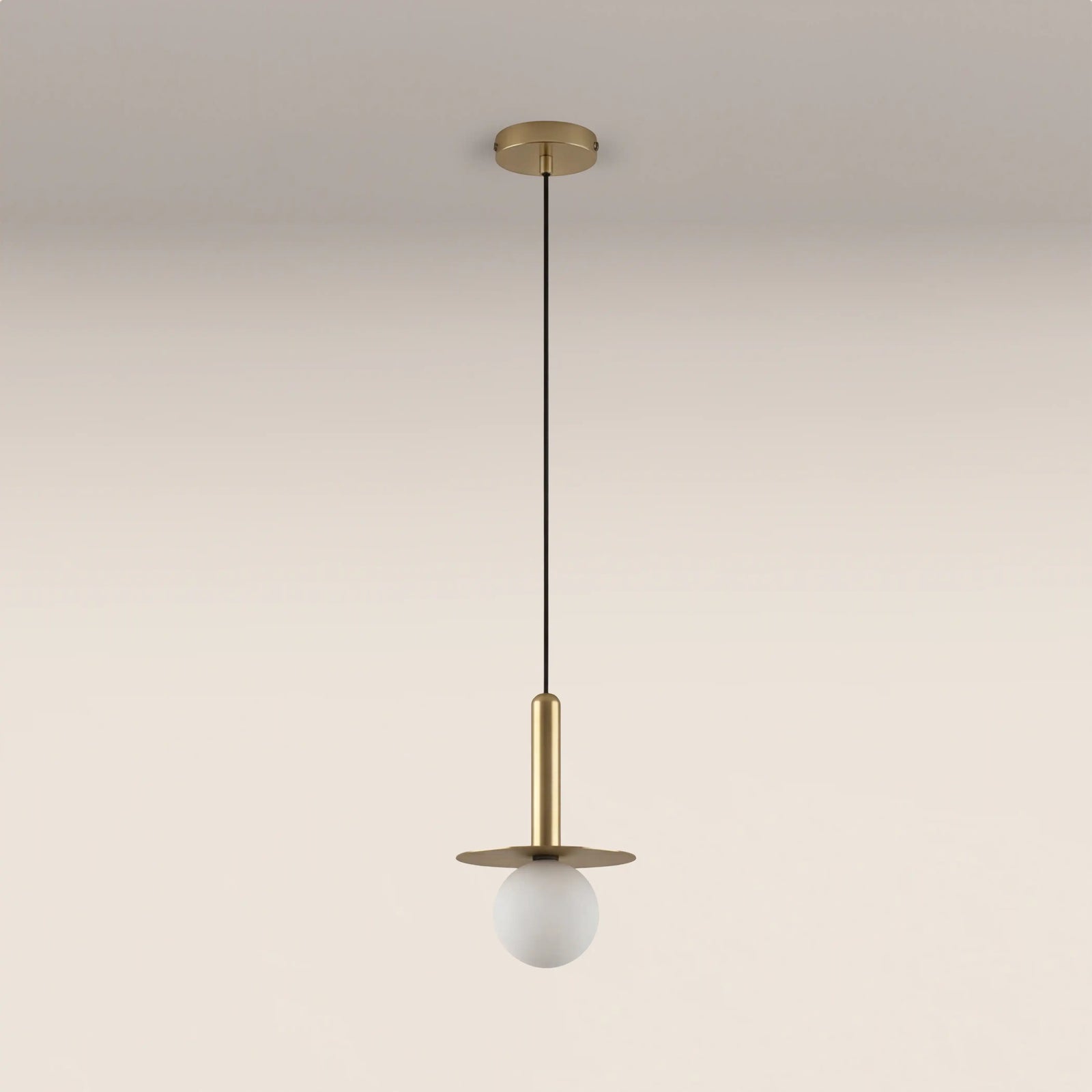 houseof Plate Pendant Light | Brass