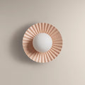 houseof Pleat Flush Wall & Ceiling Light | Red