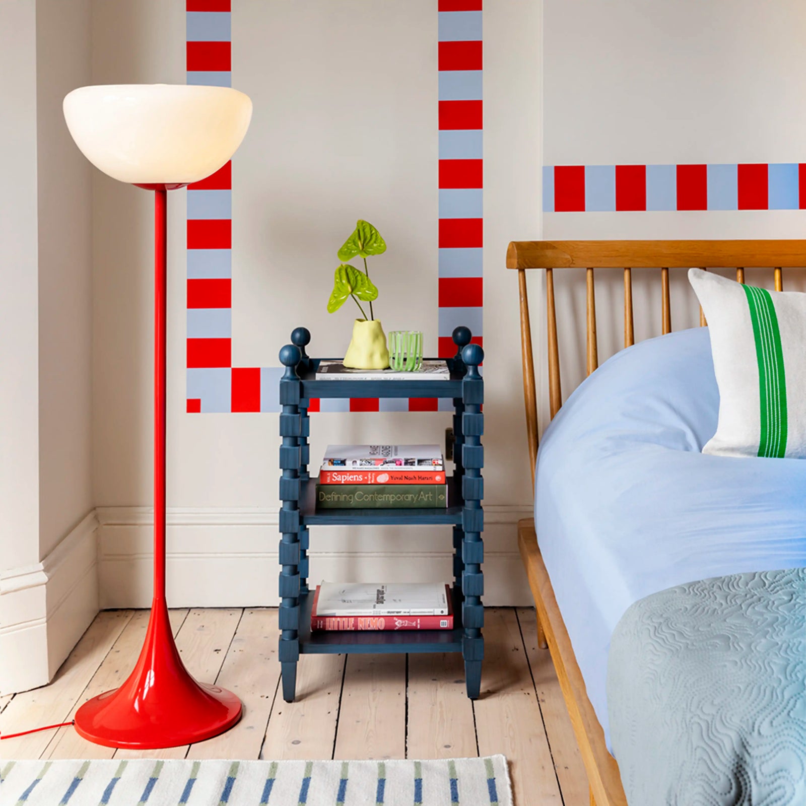 houseof Bowl Floor Lamp | Jam Red