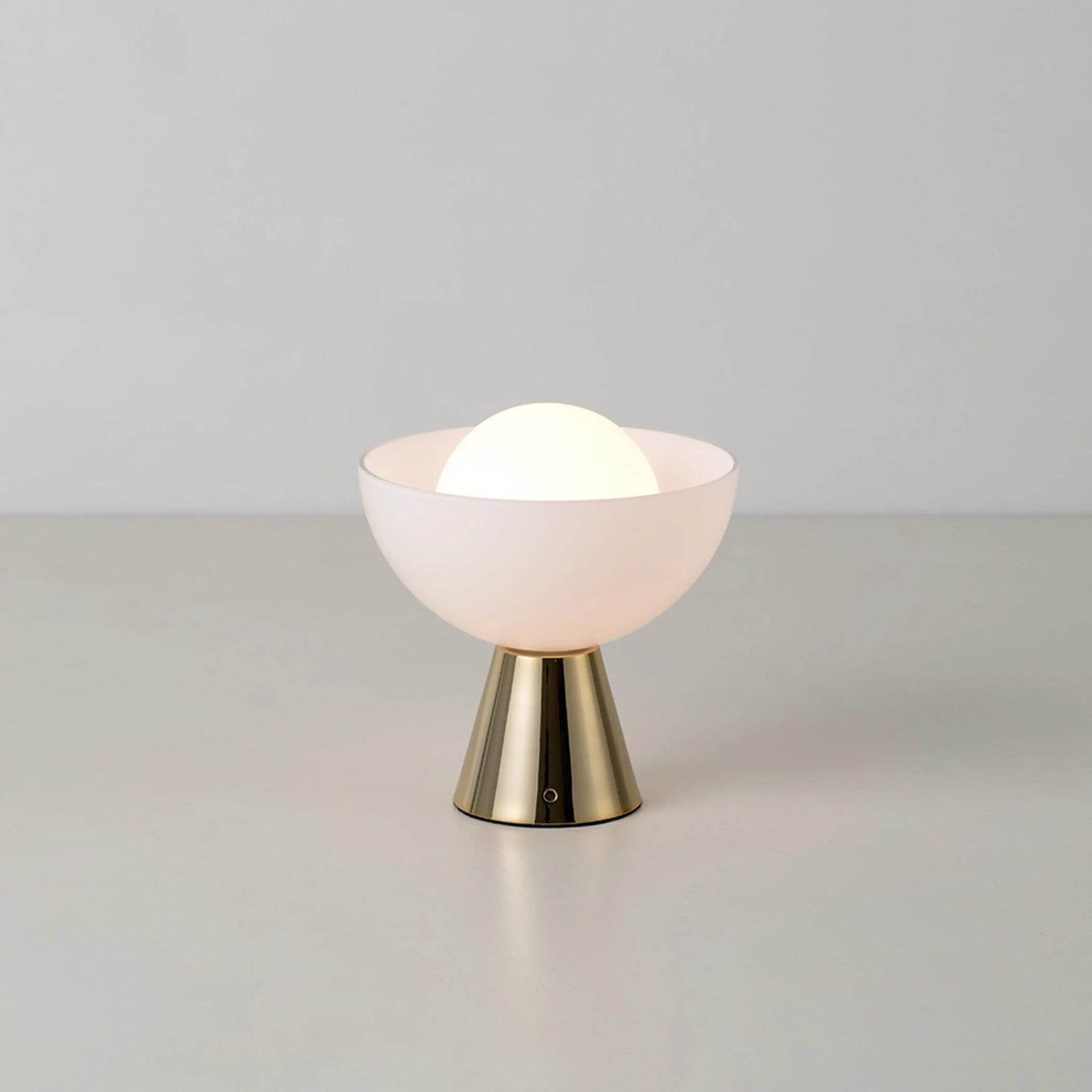 houseof Bowl Cordless Table Lamp | Brass