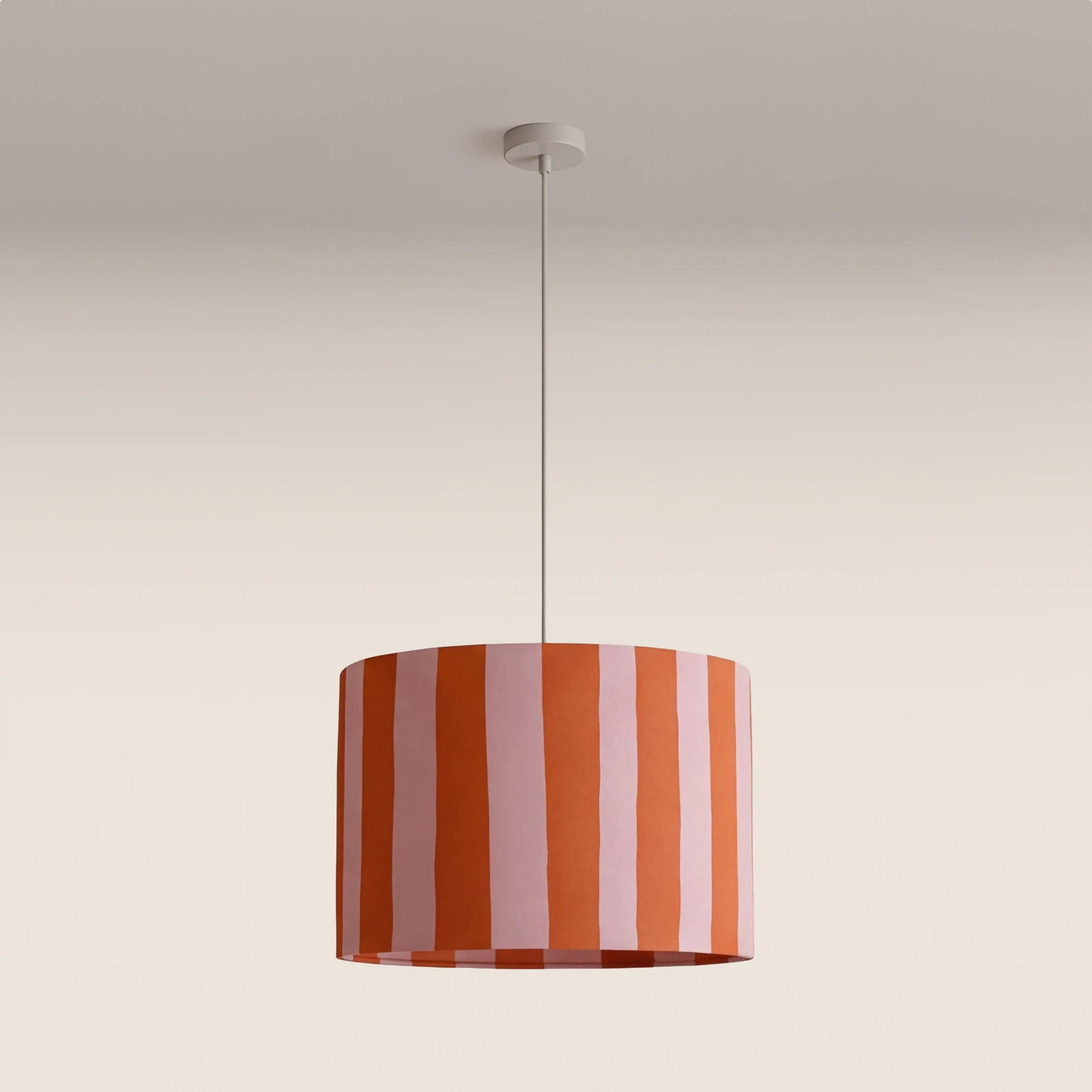 houseof Stripe Printed Shade | Red & White
