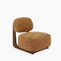 Didsbury Accent Chair | Speckled Honey Sustainable Boucle & Walnut