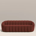 Ivy 3 Seater Sofa | Rust Red Sustainable Velvet