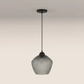 Liana Pendant Light | Smokey Grey & Black