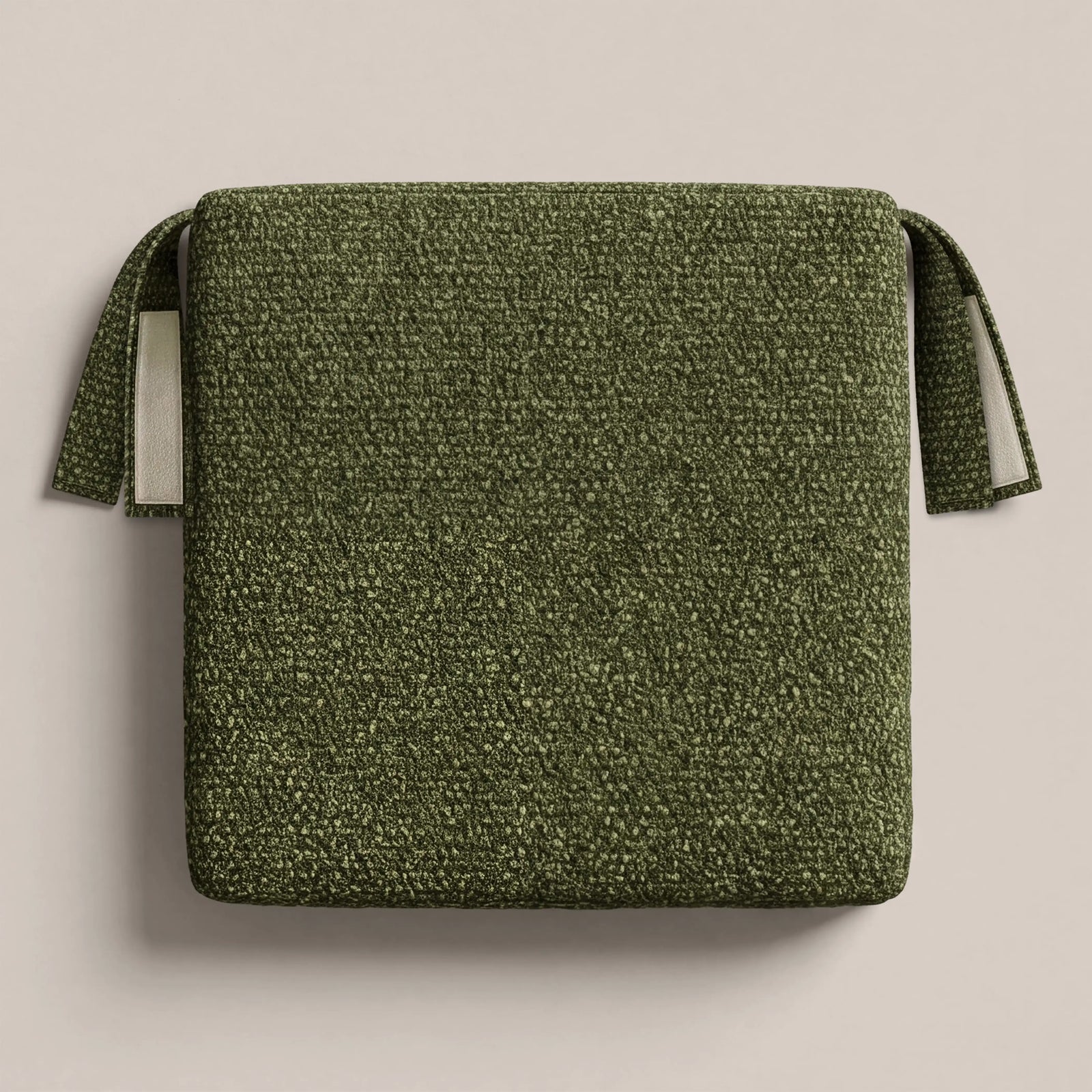 Garden Seat Cushion | Green Boucle
