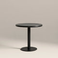 Cole 2 Seat Round Garden Bistro Table | Grey & Black