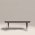 Lorenzo 8 Seat Rectangle Garden Dining Table | Walnut & Taupe