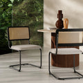 Kenton Dining Chair | Speckled Stone Sustainable Boucle & Black