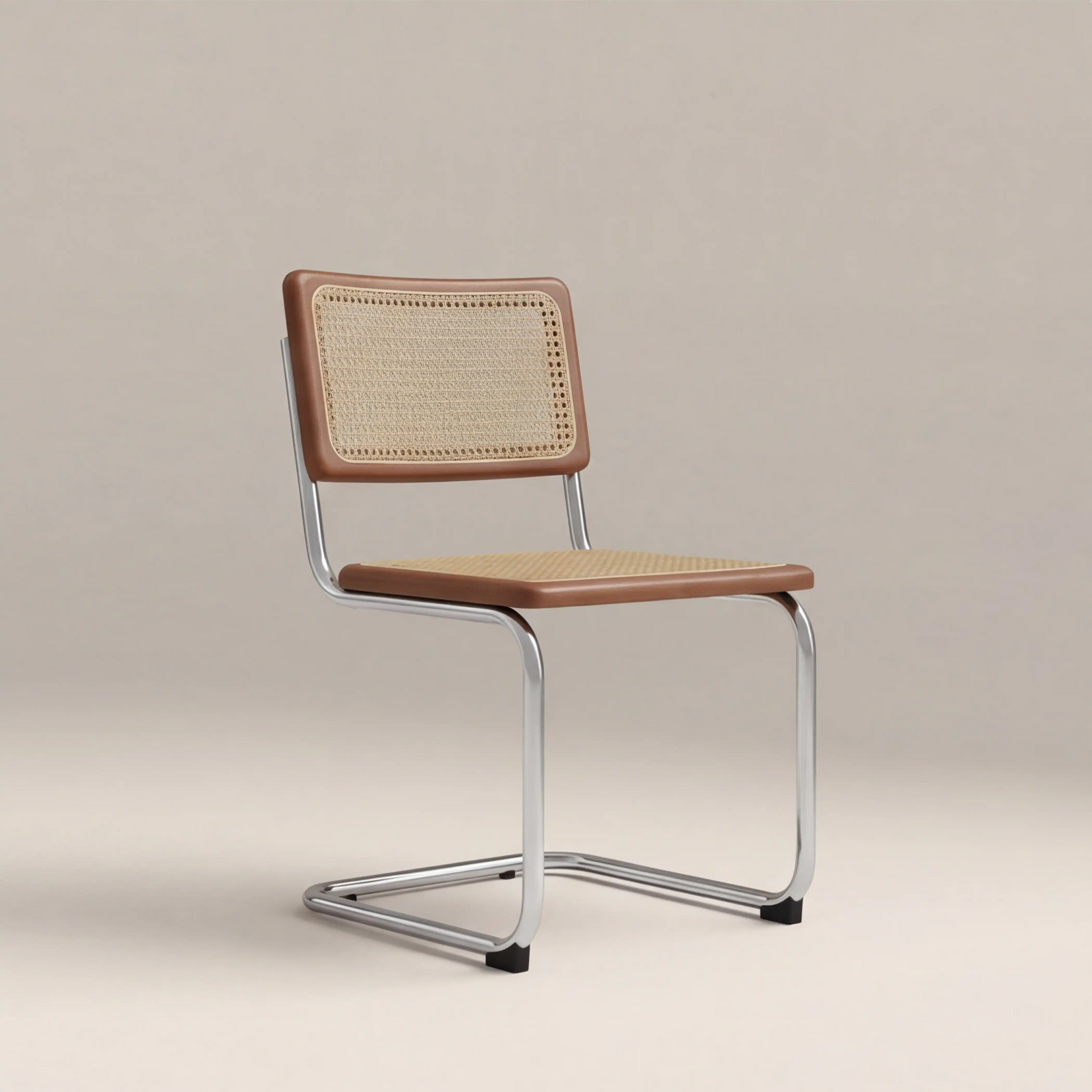 Kenton Dining Chair | Walnut & Chrome