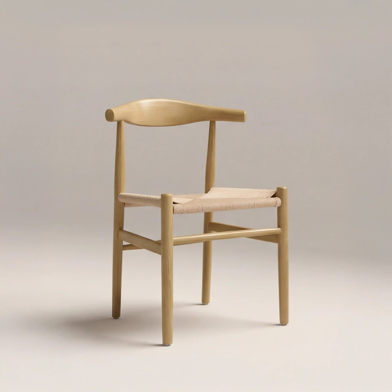 Aalborg Wooden Dining Chair | Natural Weave & Oak