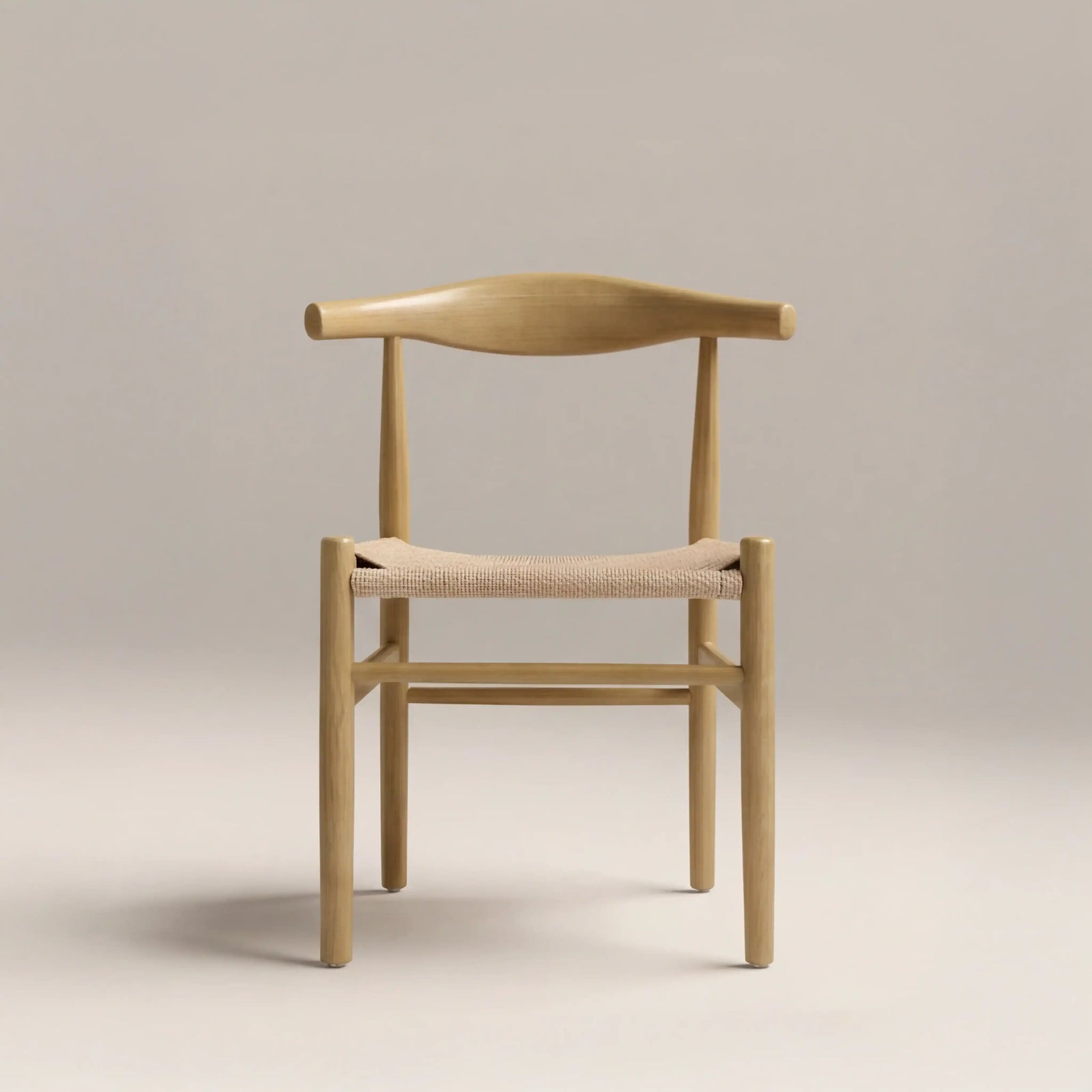 Aalborg Wooden Dining Chair | Natural Weave & Oak