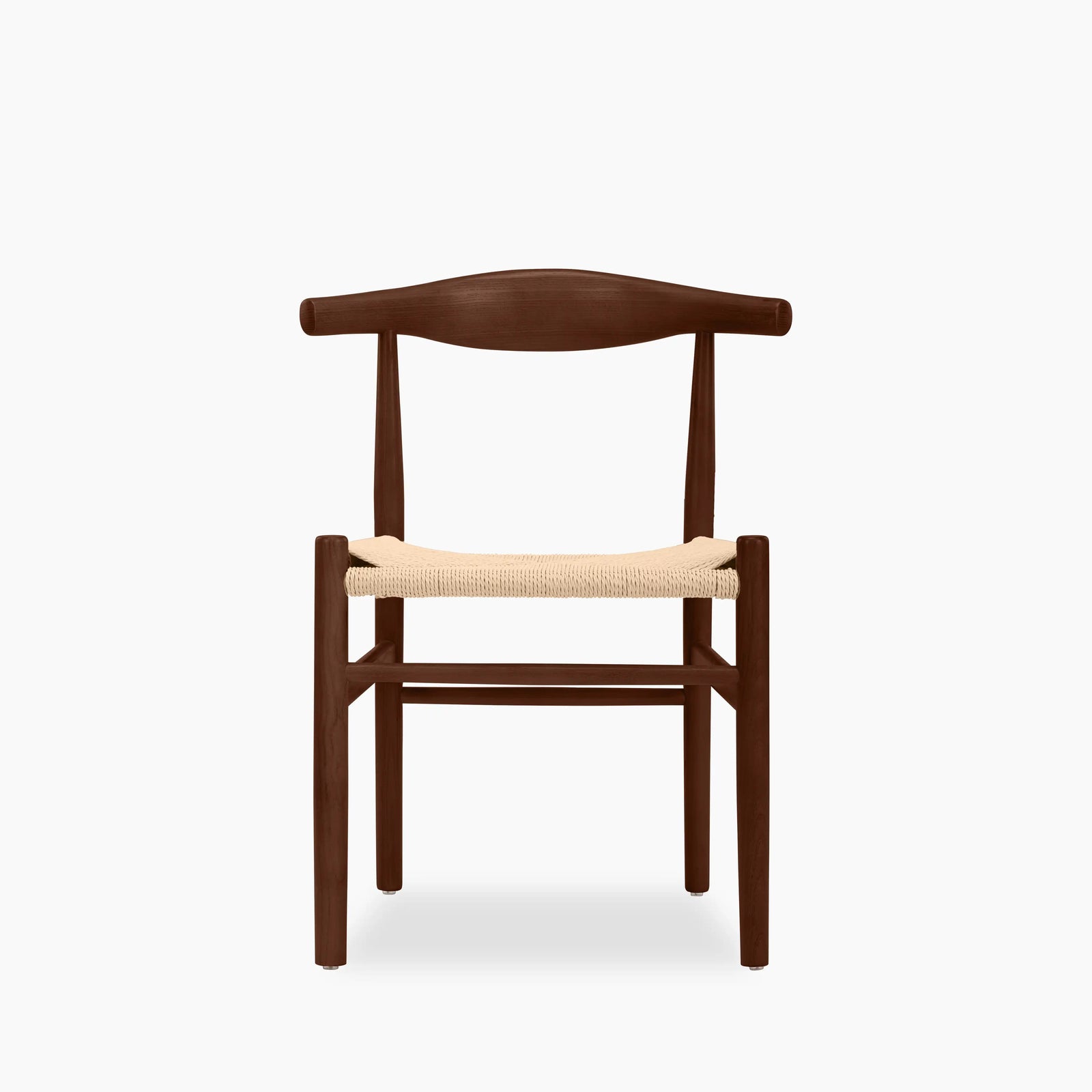 Aalborg Wooden Dining Chair | Natural Weave & Walnut