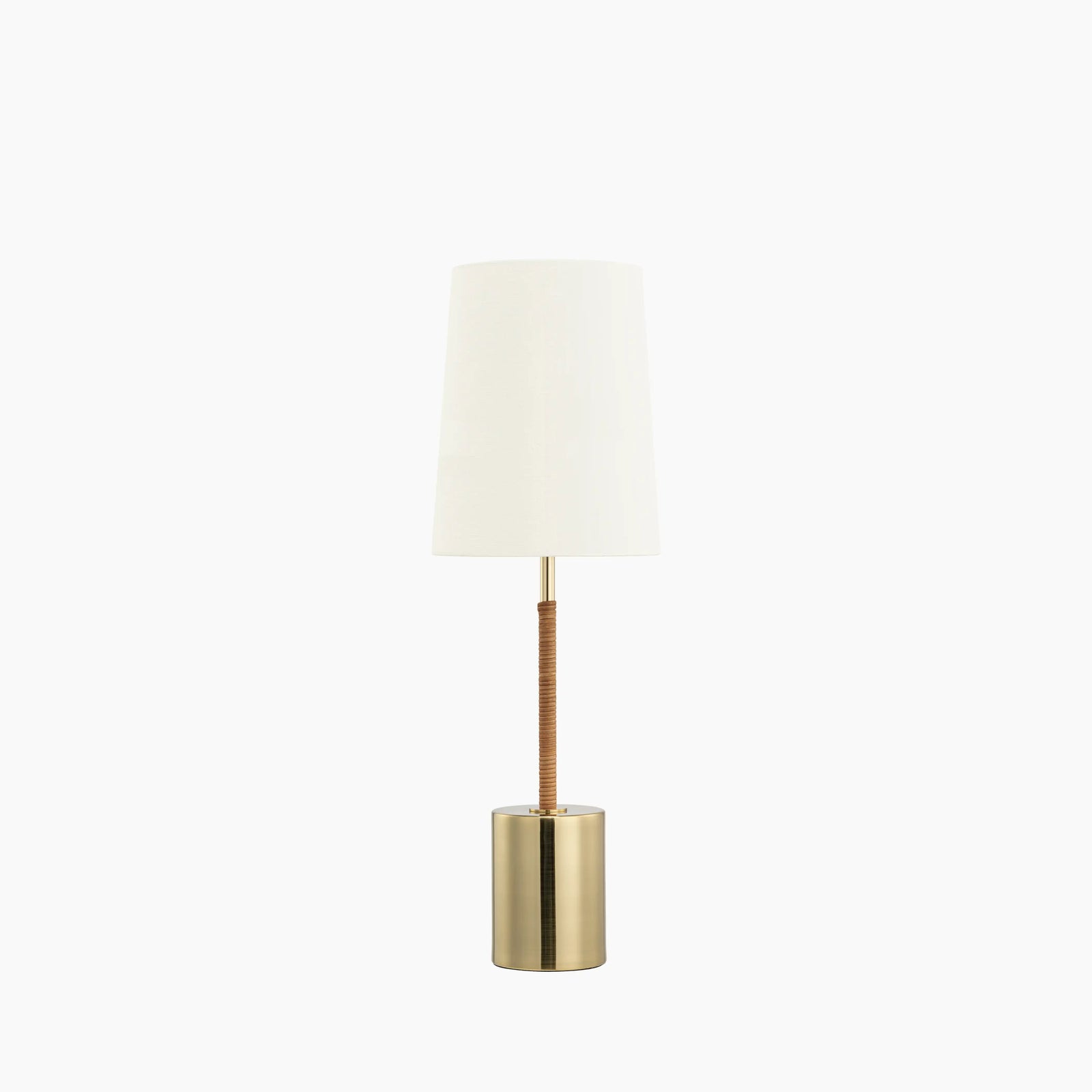 Arley Table Lamp | White & Brass