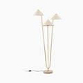 Chilton Floor Lamp | Natural & Brass